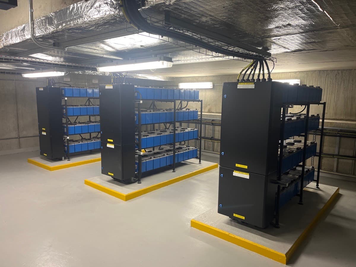 Newly installed parallel UPS systems at Bernard Weatherill House